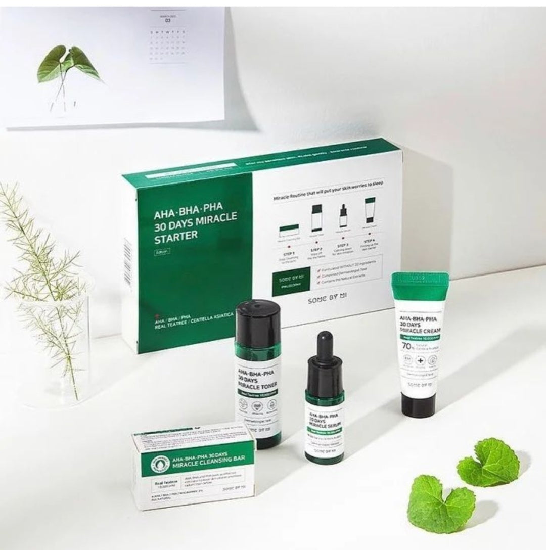 SOME BY MI -AHA, BHA, PHA kit d'essai 30 jours anti acné