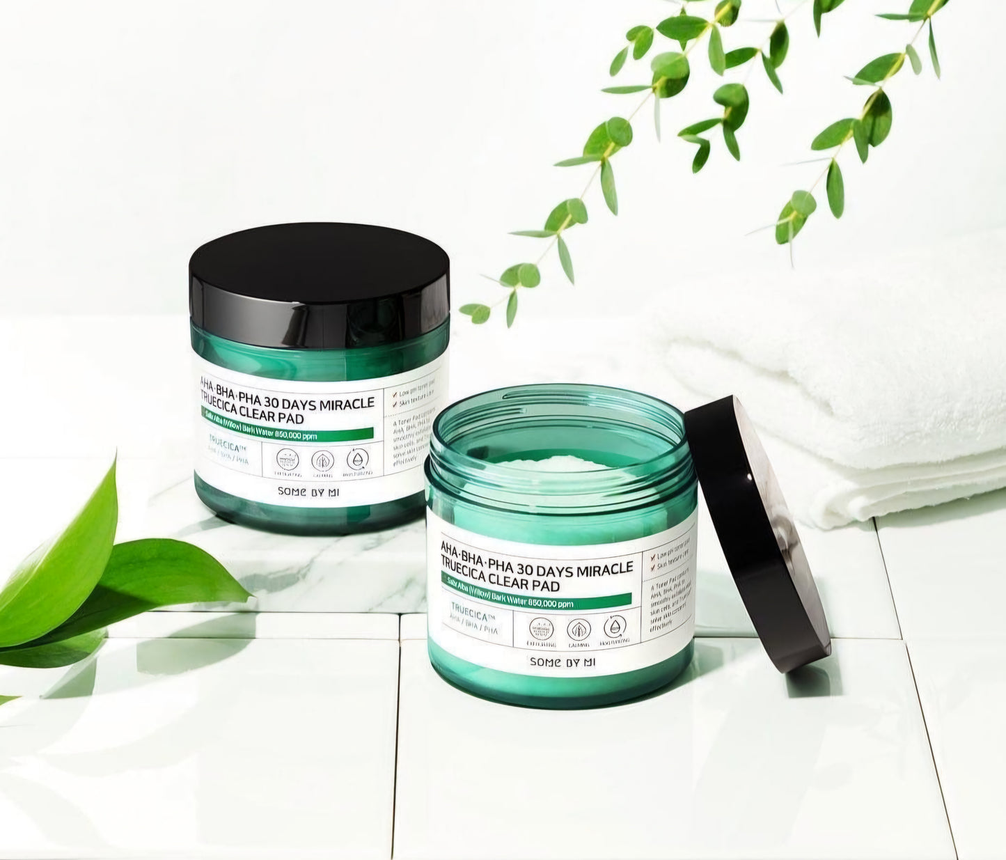 SOME BY MI - AHA, BHA, PHA 30 Days Miracle Truecica Clear Pad - Compresses purifiantes